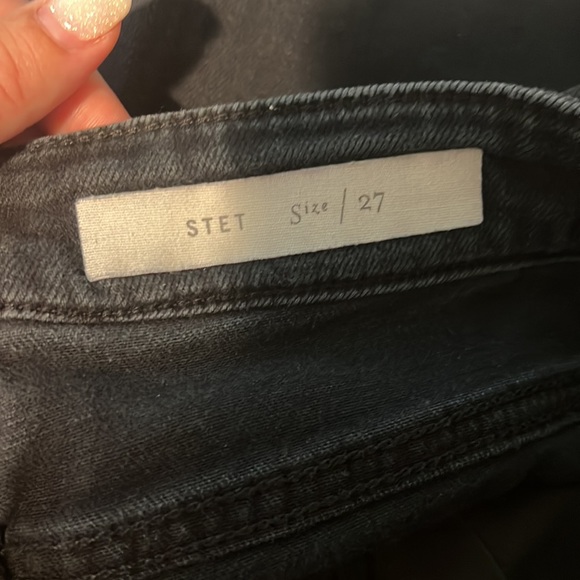 Pilcro and the‎ letterpress denim shorts . Size 27 - Picture 7 of 8